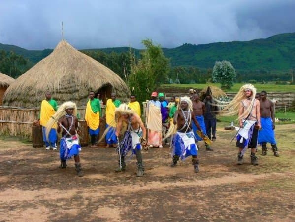 Community and landscape near Volcanoes National Park, Rwanda