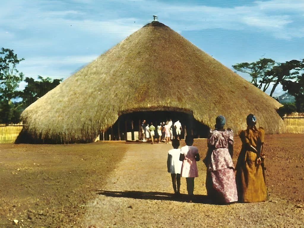 The Kasubi Tombs in Kampala, a UNESCO World Heritage site